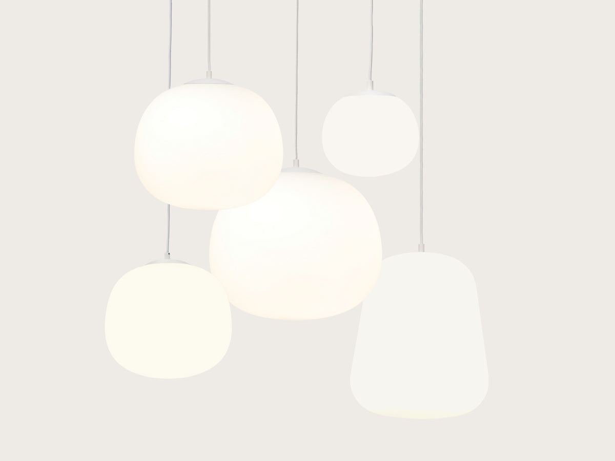 The Gang - Ollie Medium Opal Glass Pendant