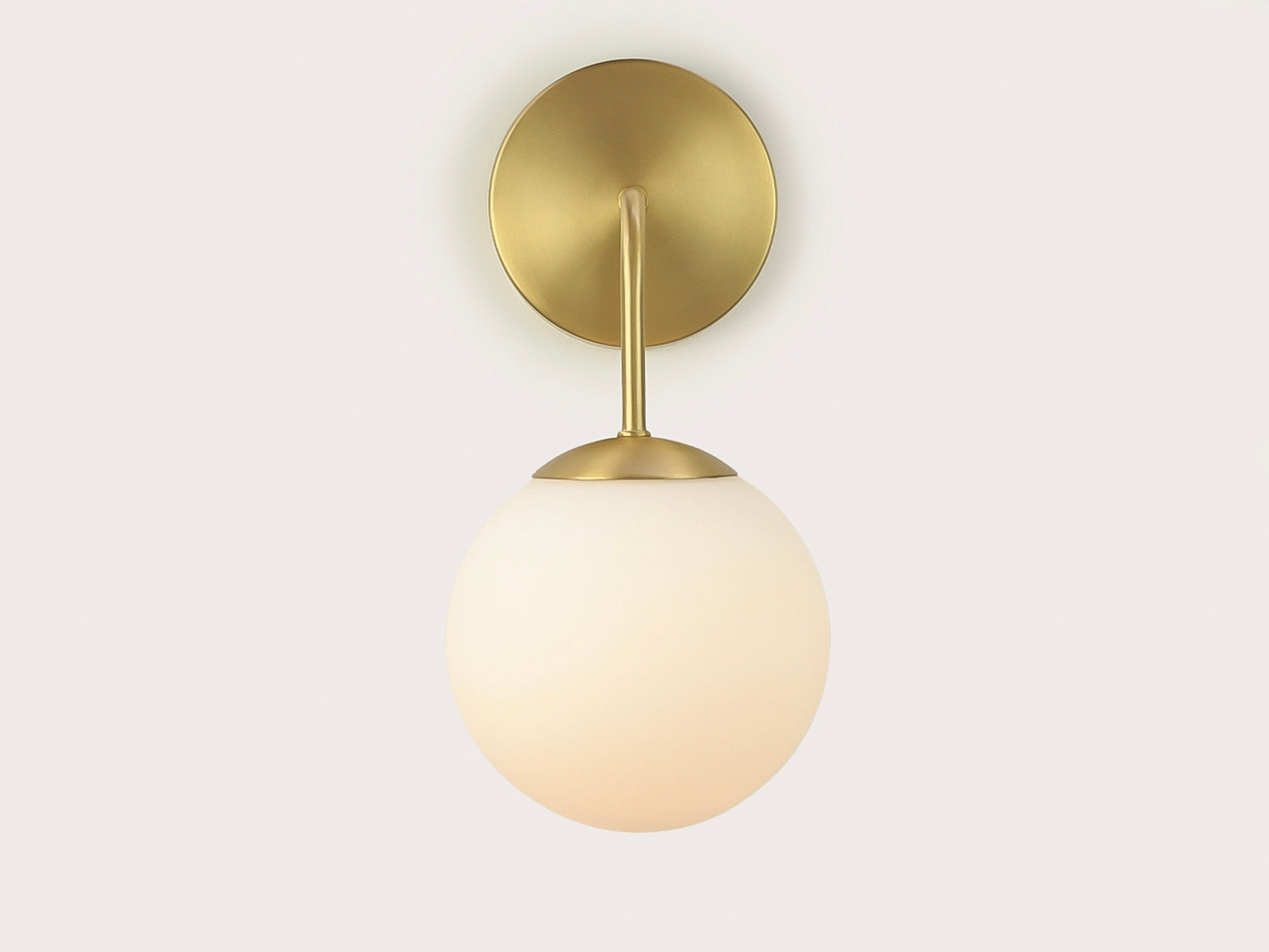 Opal Globe Wall Sconce