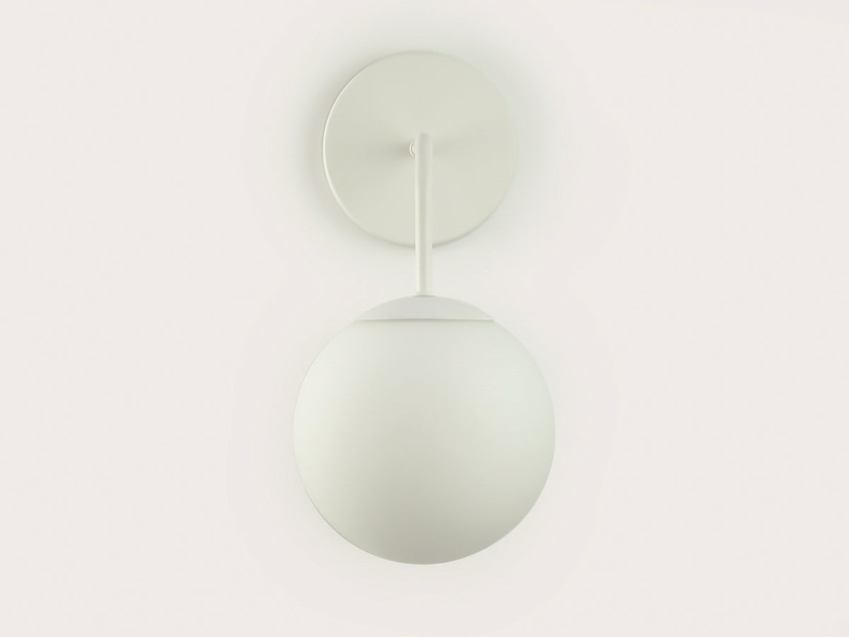 Opal Globe Wall Sconce
