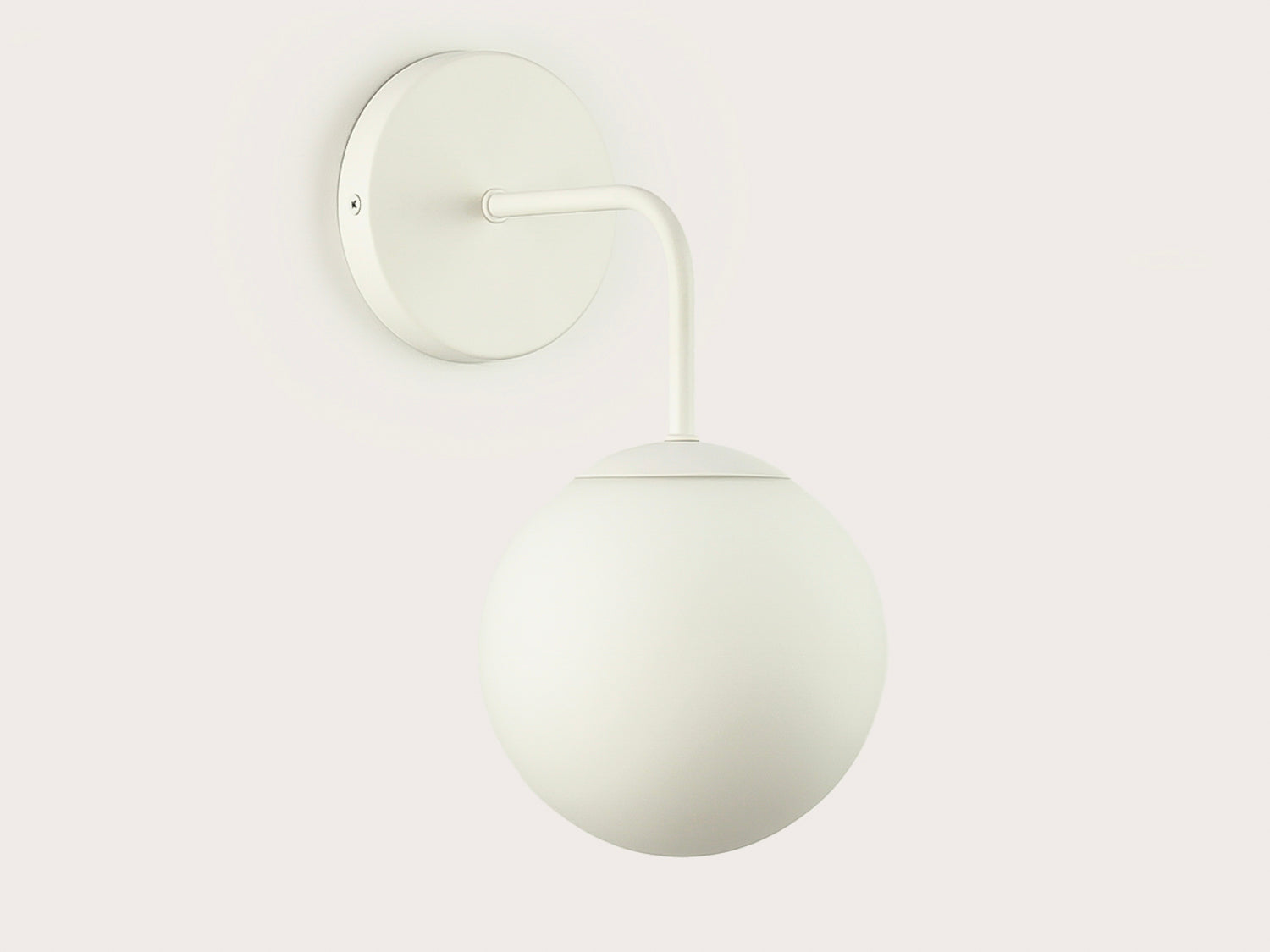 Opal Globe Wall Sconce