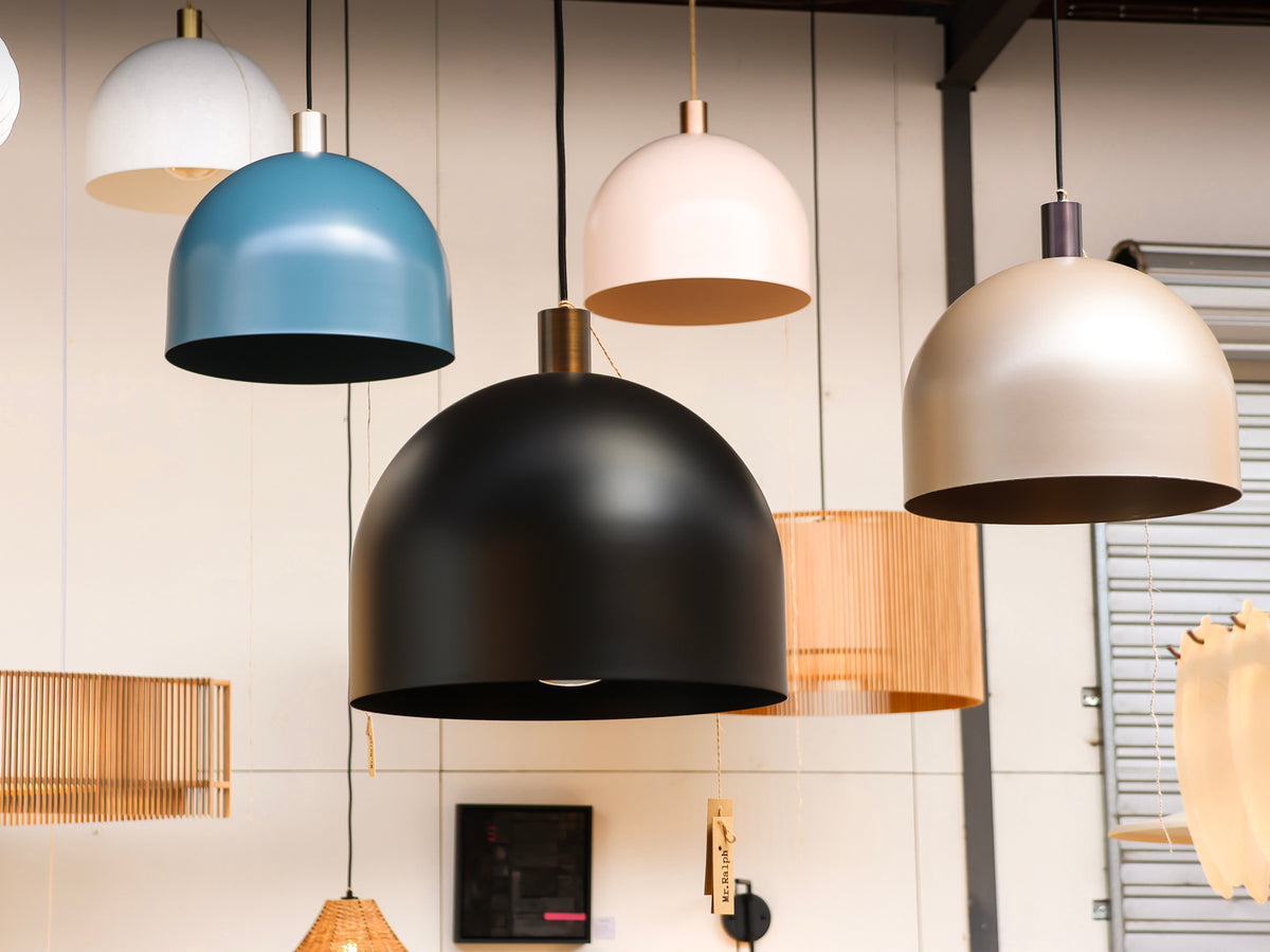 Coloured Oscar Metal Shade Fergus Pendant - LIMITED EDITION