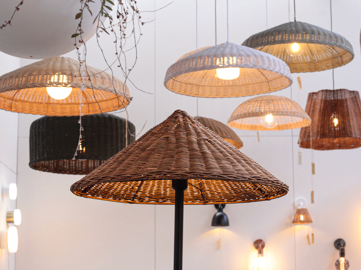 Rattan - Paris Floor Lamp Shade