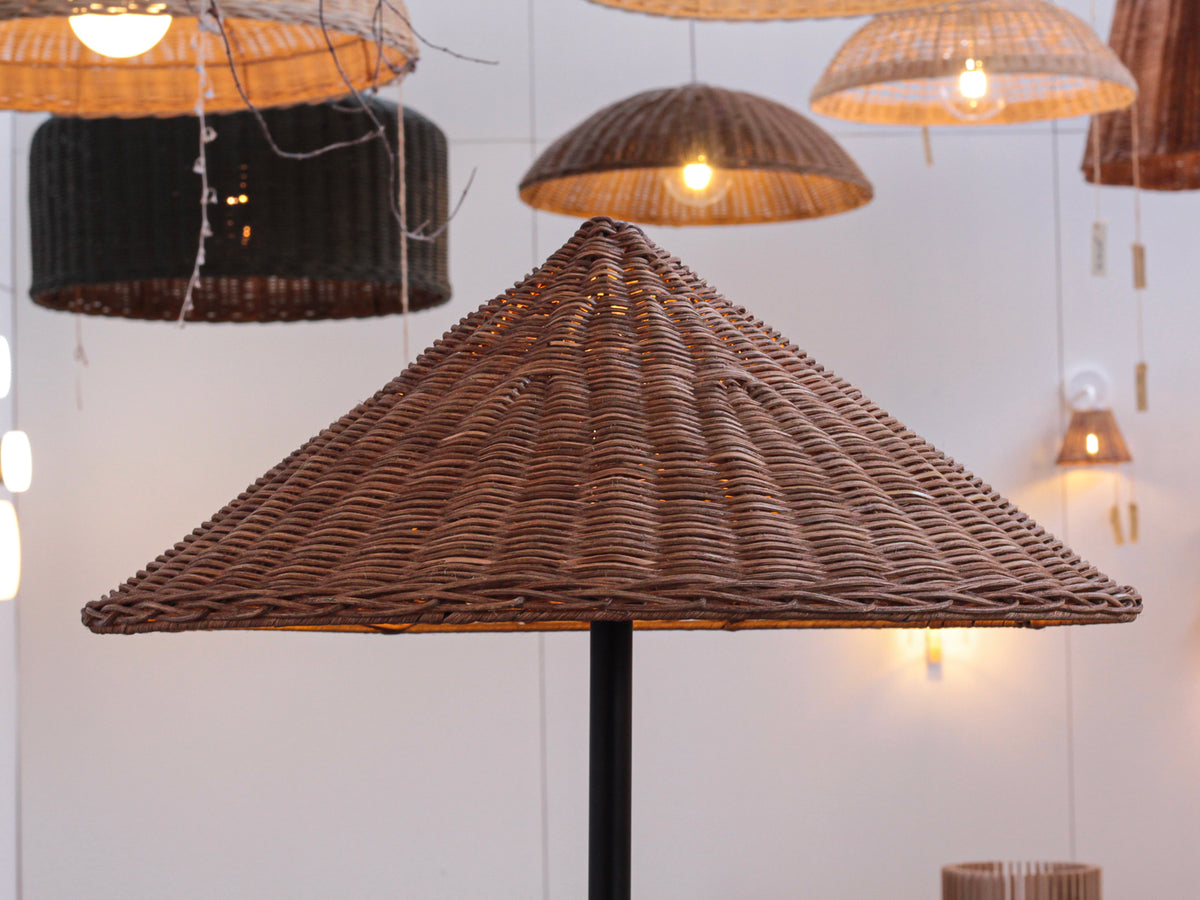 Rattan - Paris Floor Lamp Shade