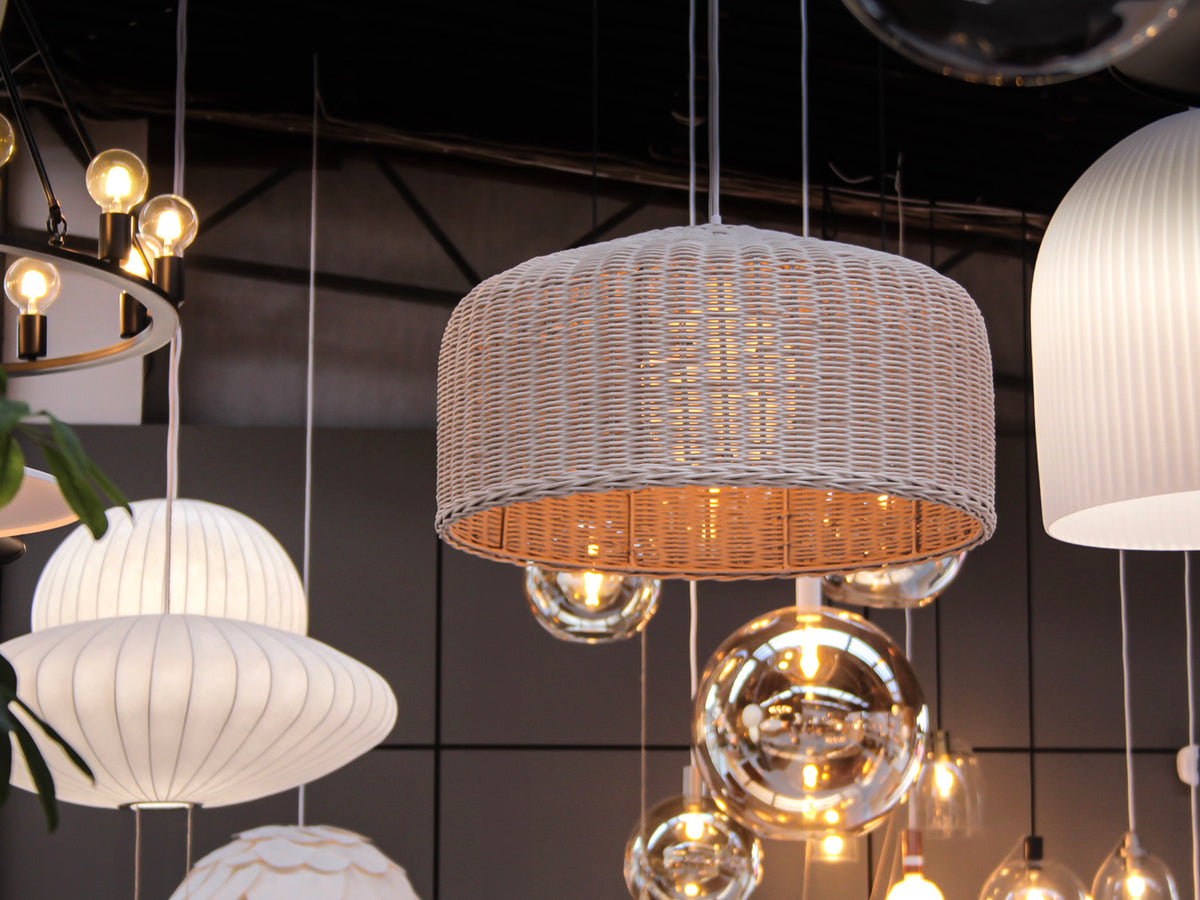 Coloured Rattan - Remi Wide Shade