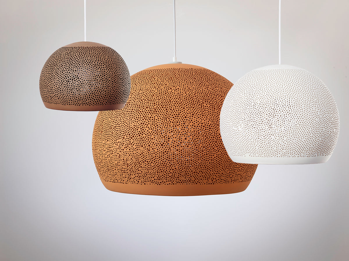 POTT Project 60cm SpongeUp Clay Pendant