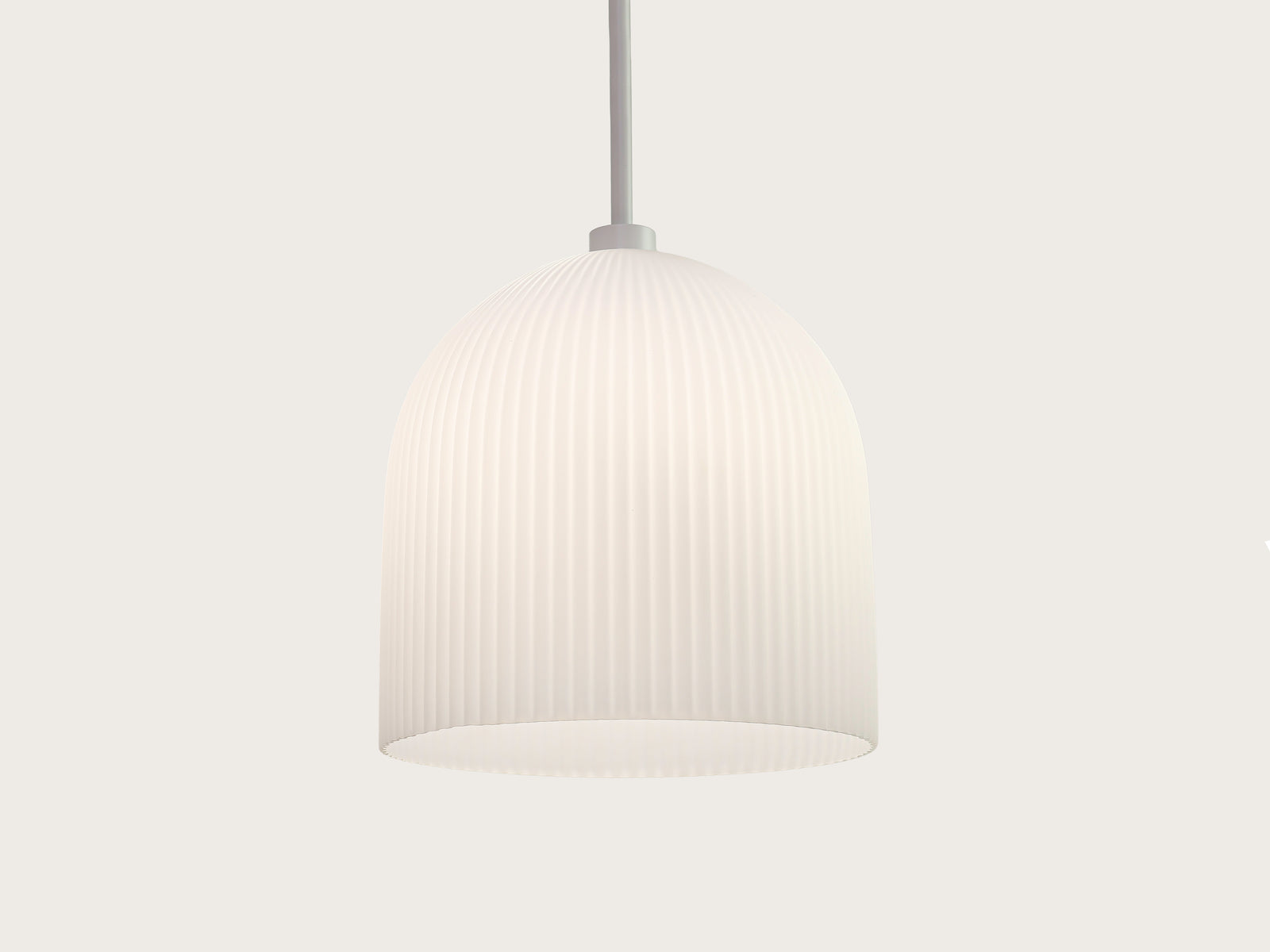 35cm Vienna Opal Glass Fergus Rodded Pendant