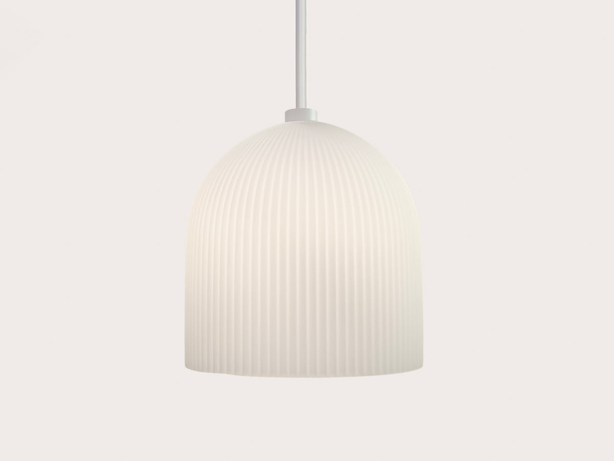 35cm Vienna Opal Glass Fergus Rodded Pendant