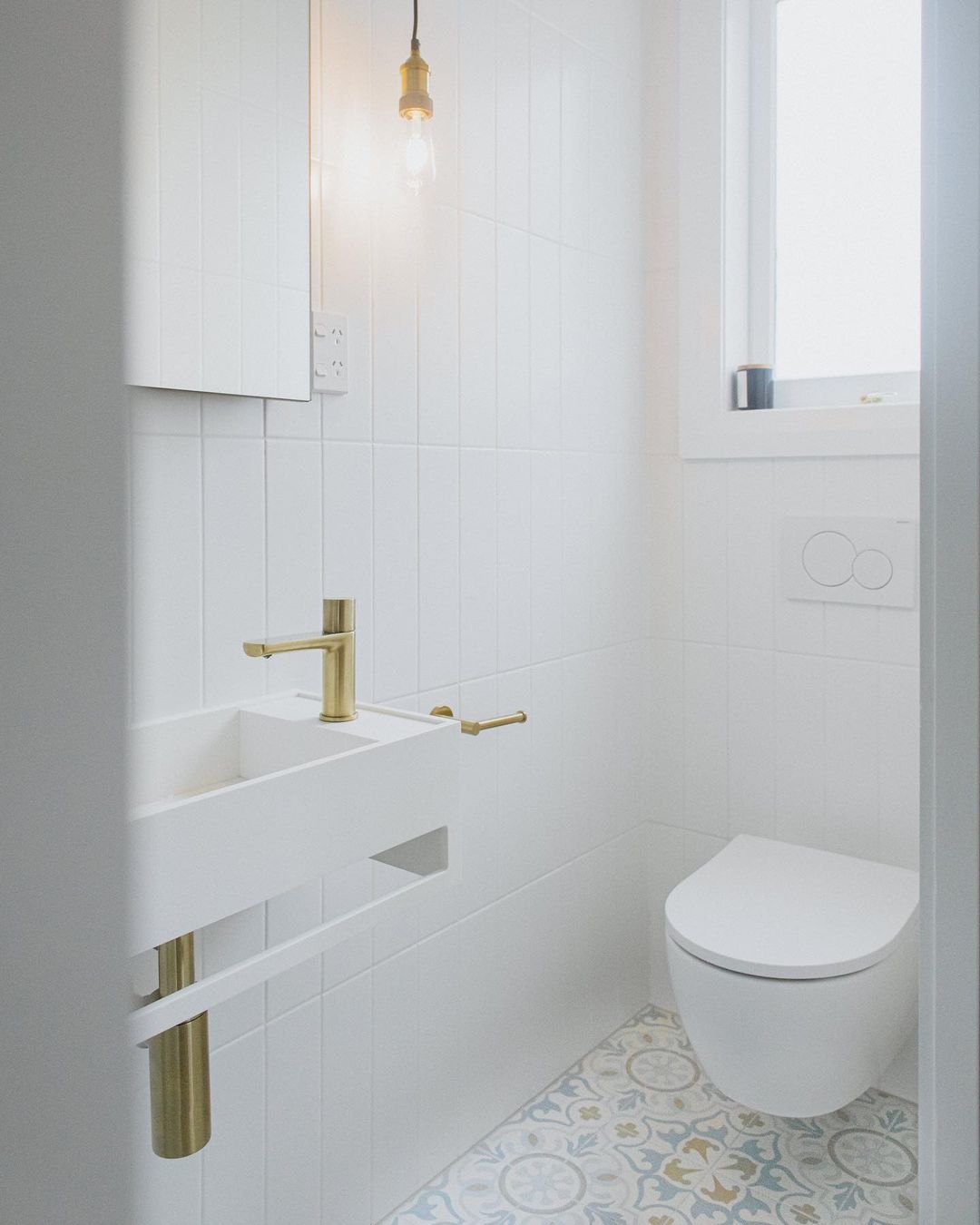 Brass Vintage Bare Bulb Pendant