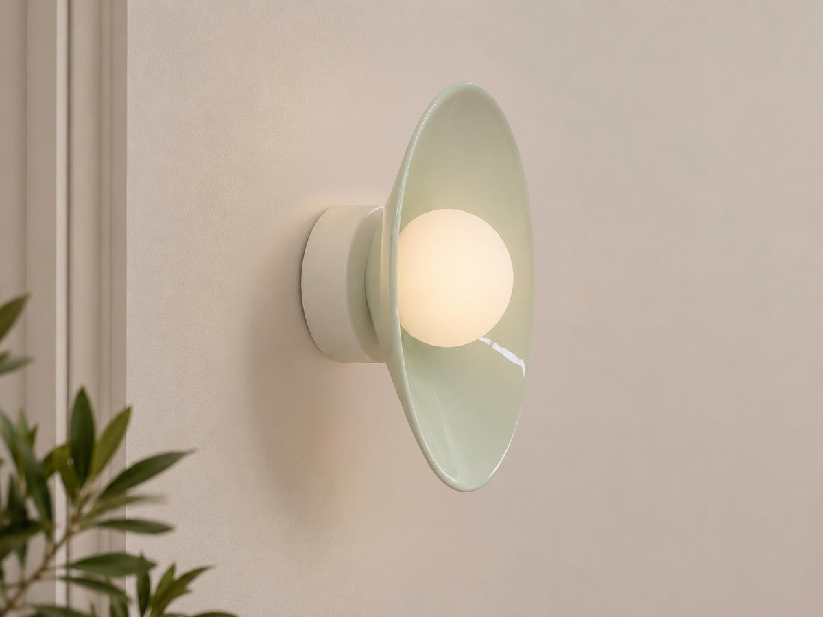 Vesta Ceramic Ceiling/Wall Mount Light