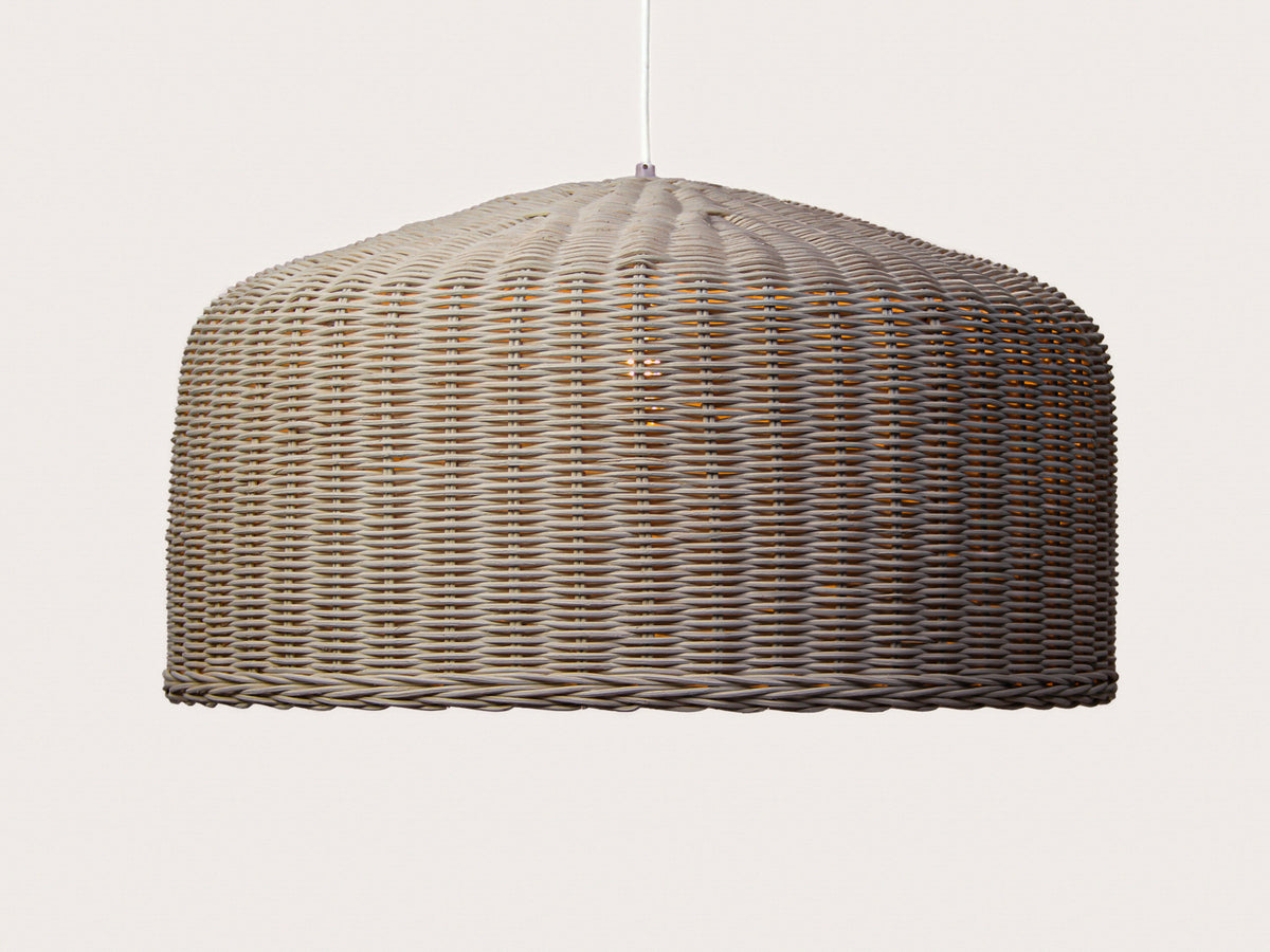 Coloured Rattan - Remi Wide Shade