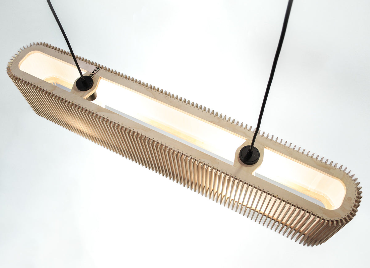 iO2 Slimline Rectangle Pendant - Small