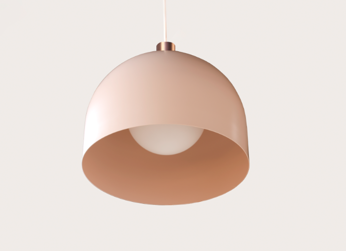 Coloured Oscar Metal Shade Fergus Pendant - LIMITED EDITION