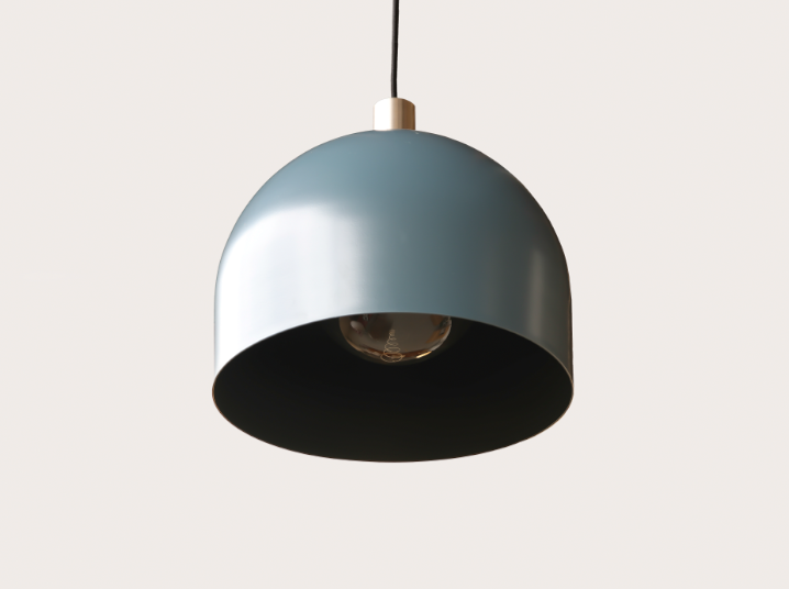 Coloured Oscar Metal Shade Fergus Pendant - LIMITED EDITION
