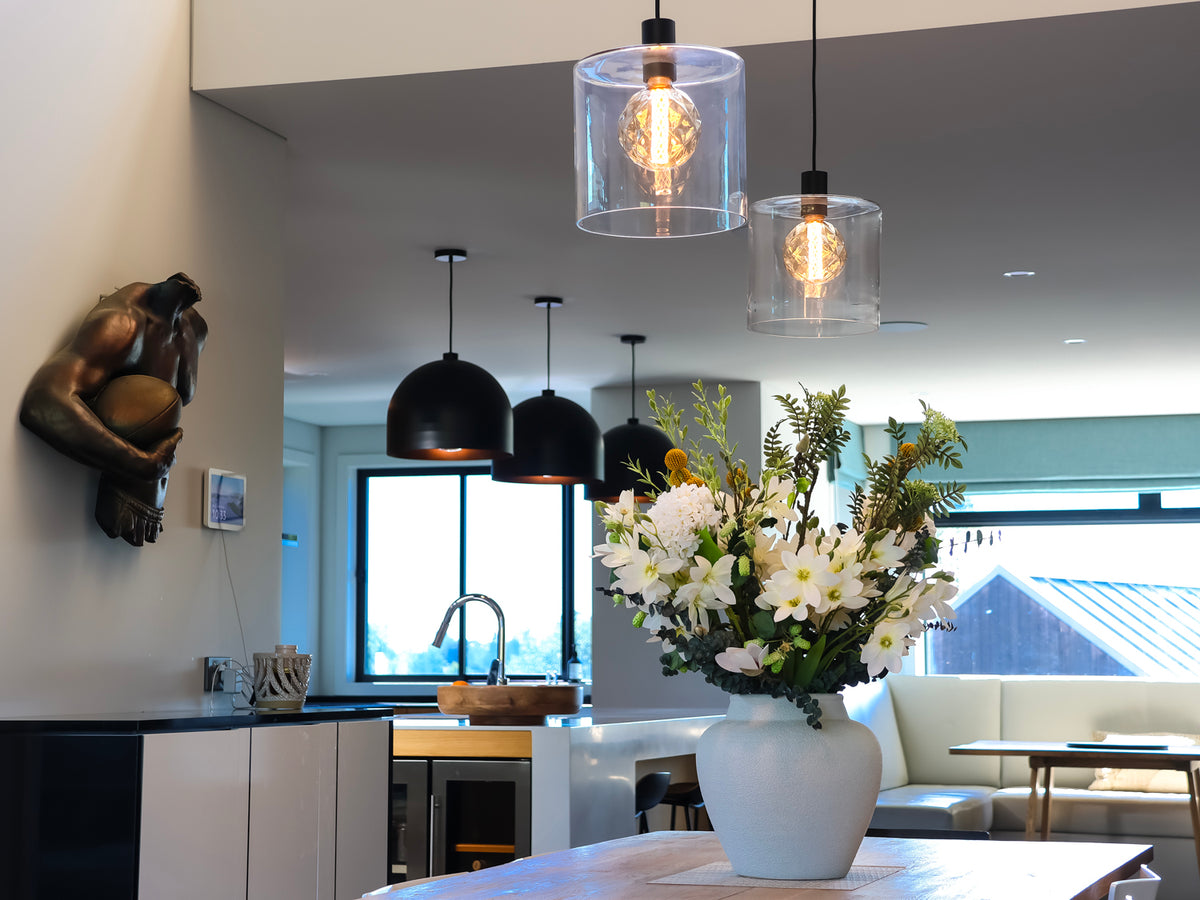 Indie Wide Glass Fergus Pendant