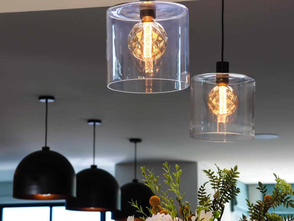 Indie Wide Glass Fergus Pendant