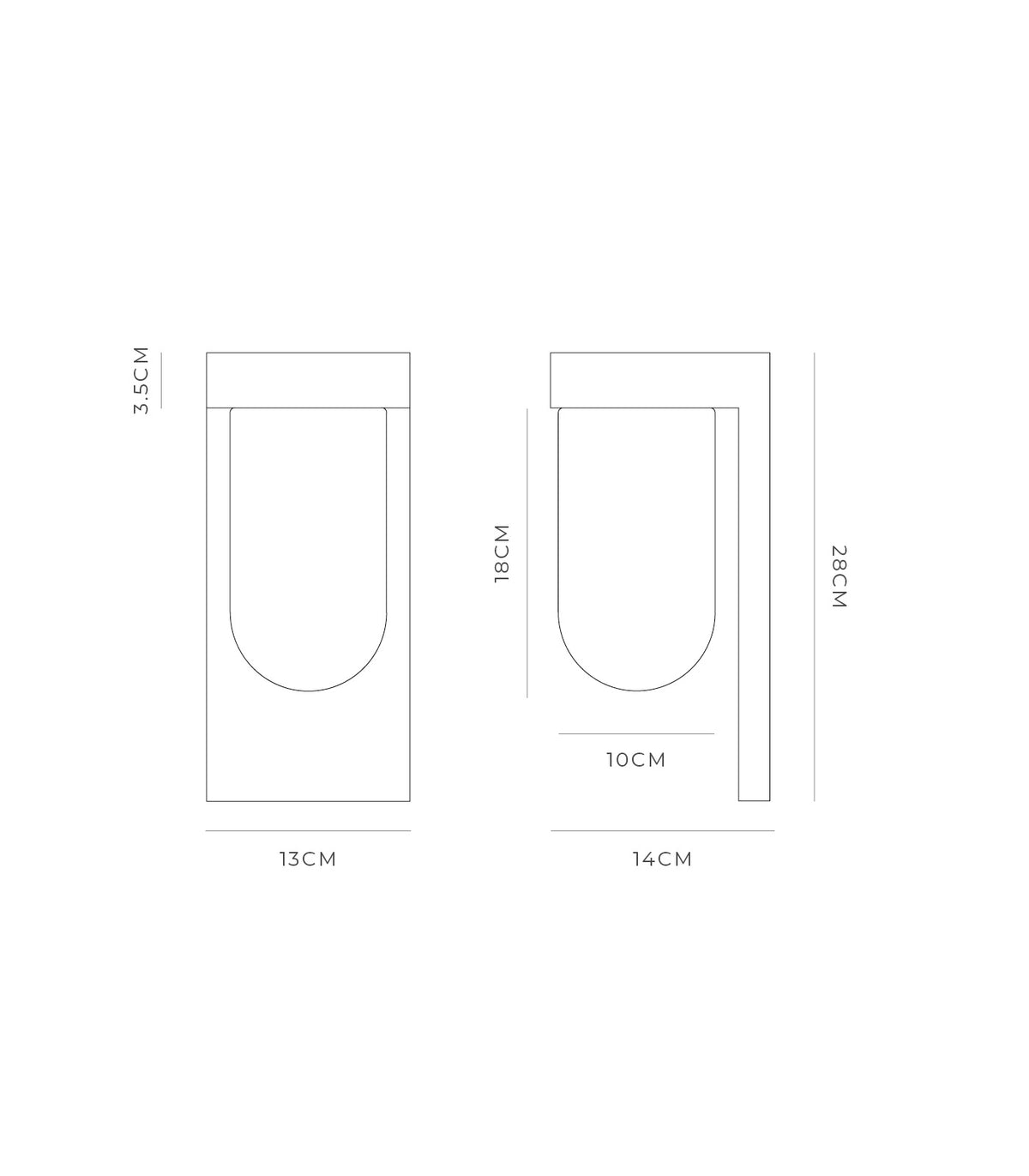 Tuva Outdoor Wall Light by Lighting Republic - IP44 rated