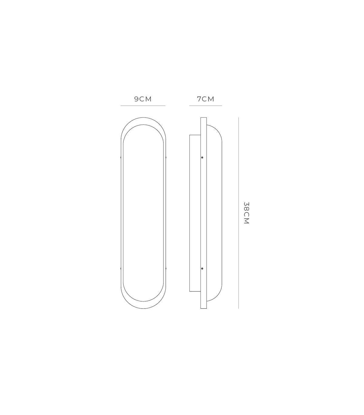 Bode Wall Light by Lighting Republic - IP65 rated