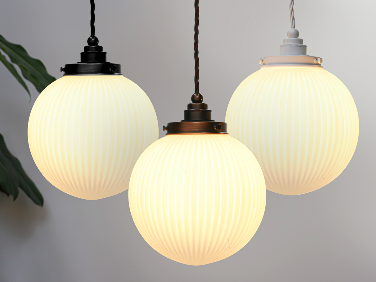 Alfie 20cm Opal Glass Arthur Pendant