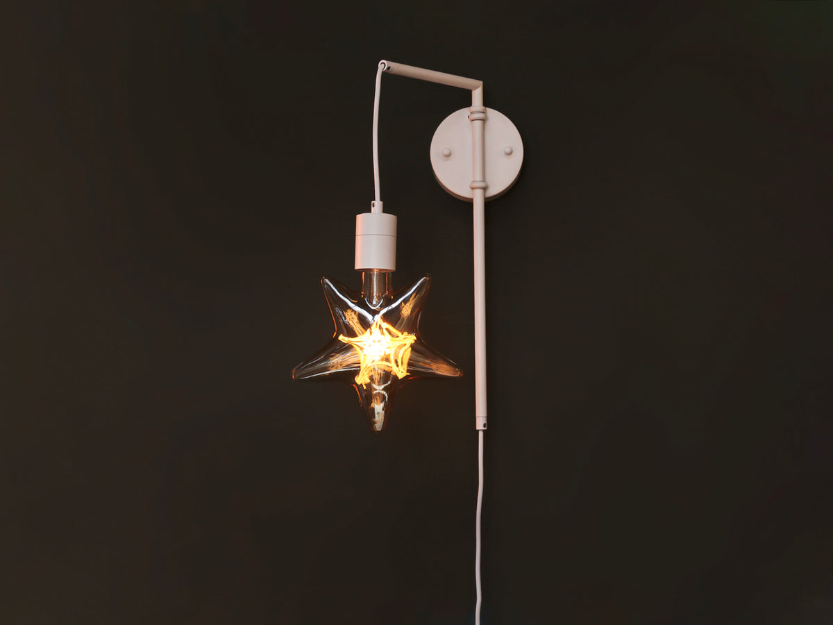 Frankie Bare Bulb Swing Arm Wall Light