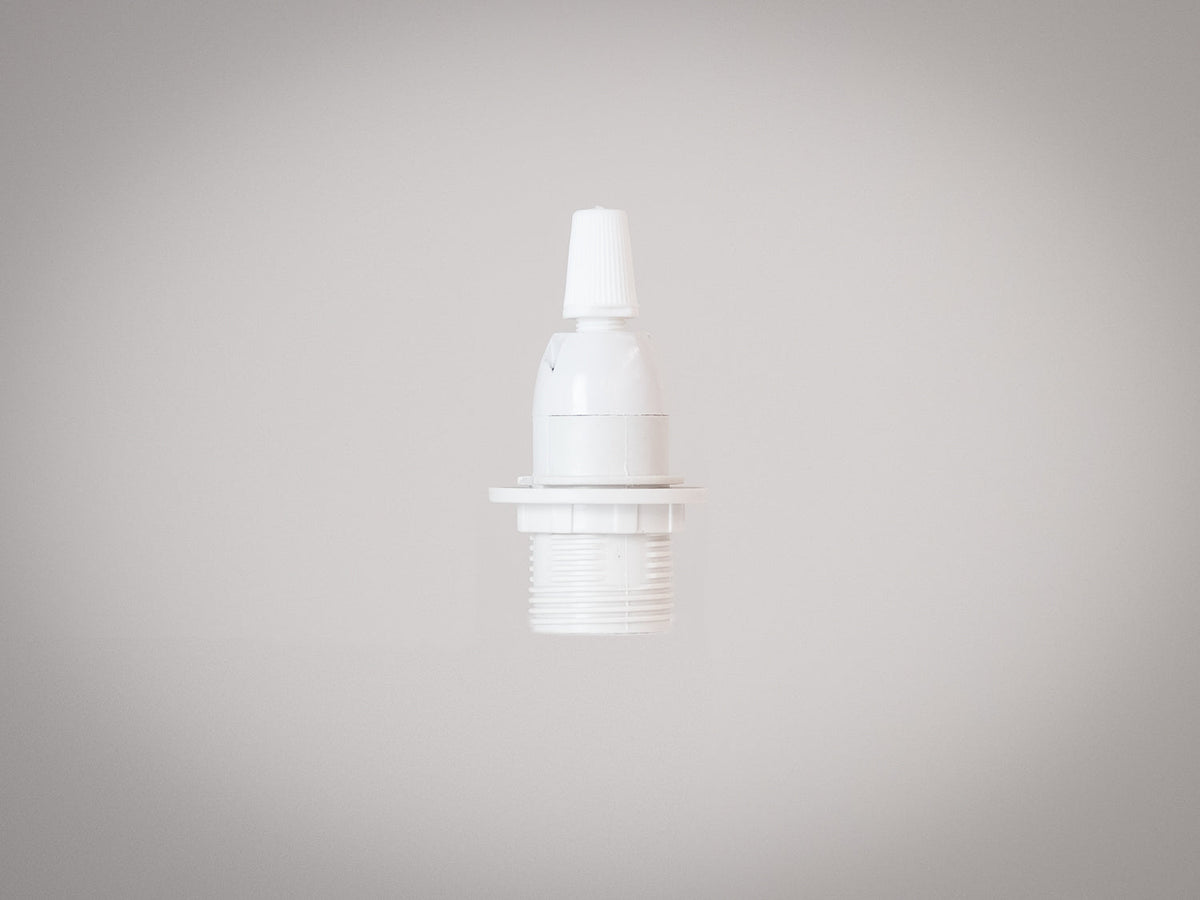 Simple Plastic Lamp Holder - Small E14  - img5f6ac2f65e206