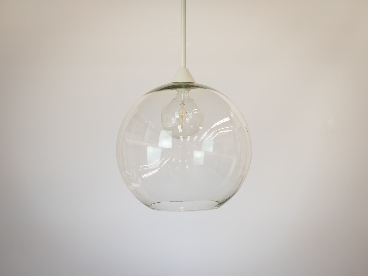 Apothecary 40cm Round Rodded Glass Pendant