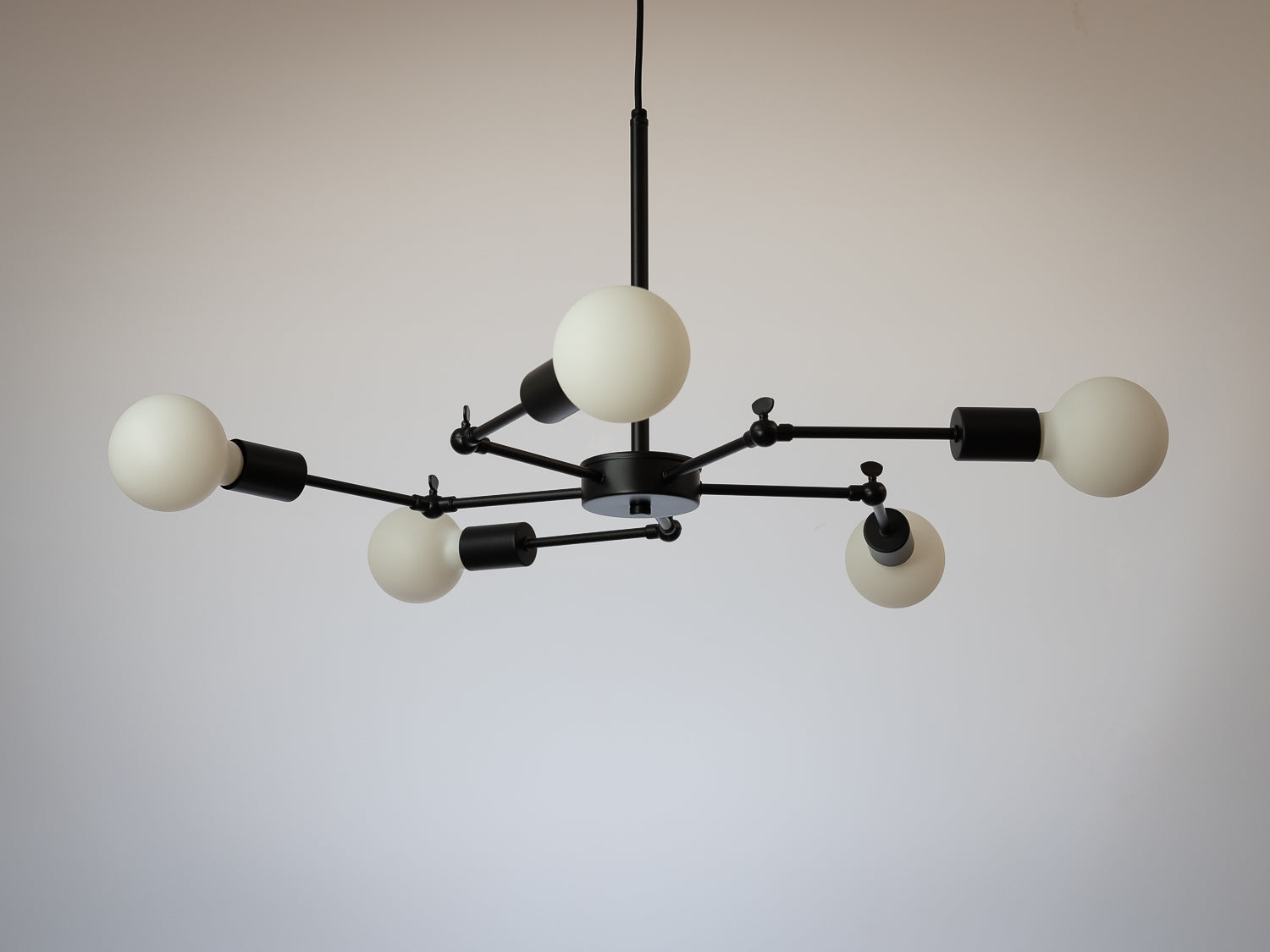 Daddy Long Legs Chandelier - Black or Old Gold - img611afaf70f0c1