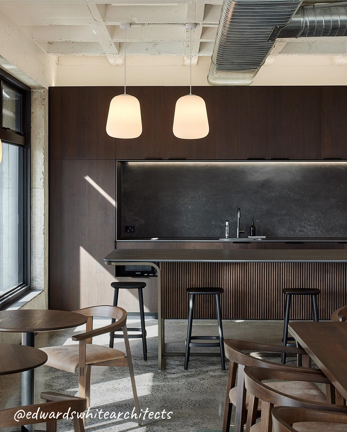 The Gang - George Long Opal Glass Pendant