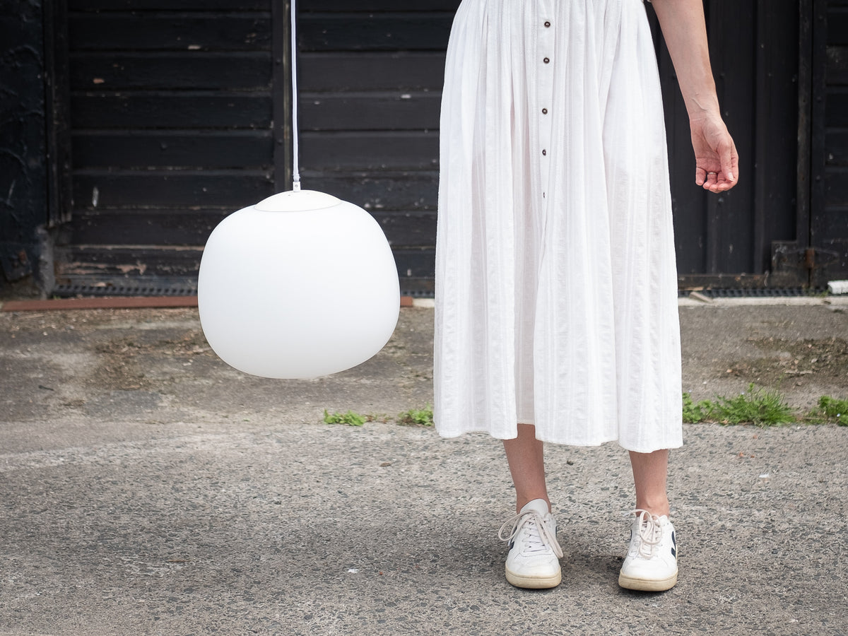 The Gang - Ollie Large Opal Glass Pendant