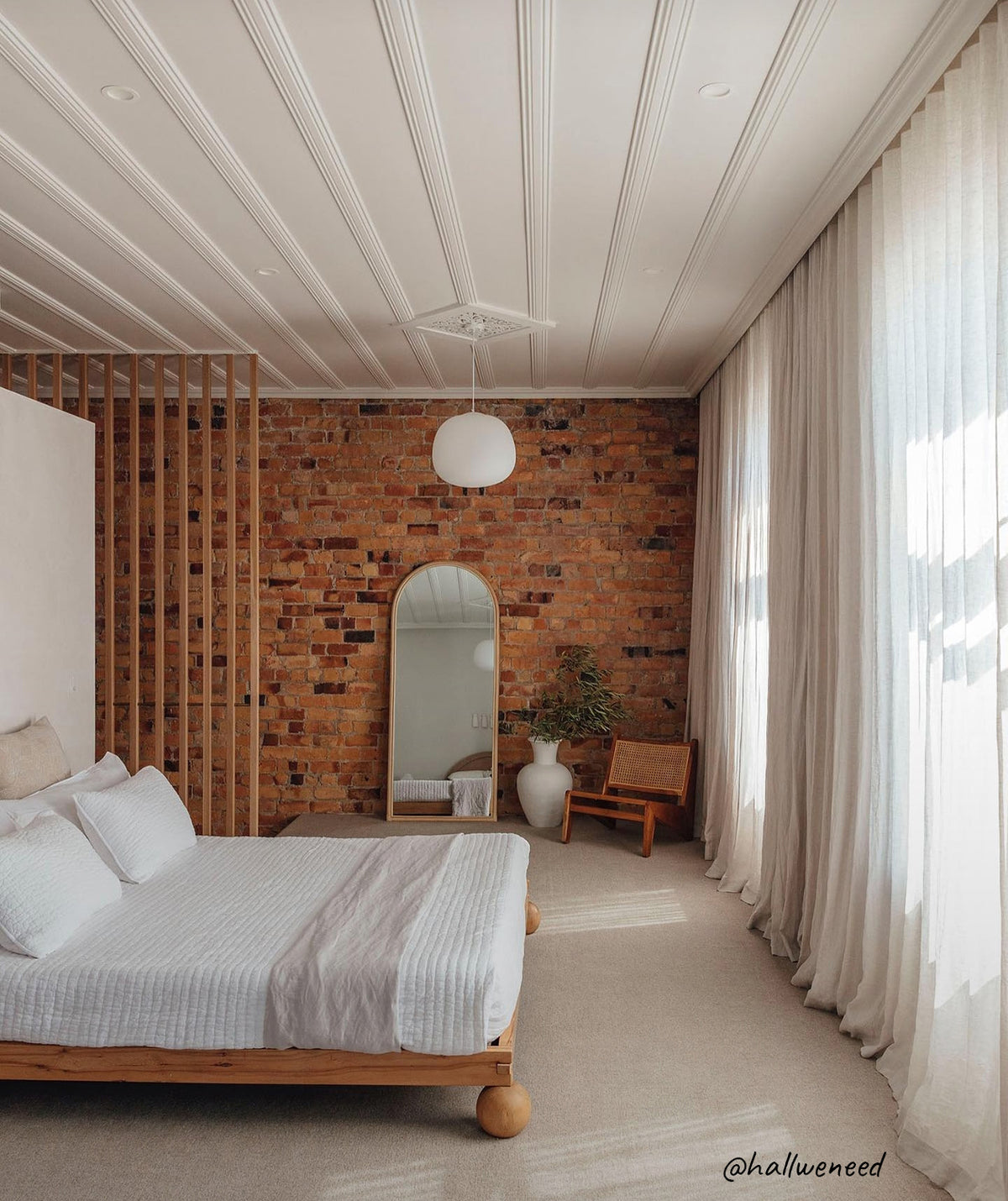 The Gang - Ollie Extra Large Opal Glass Pendant