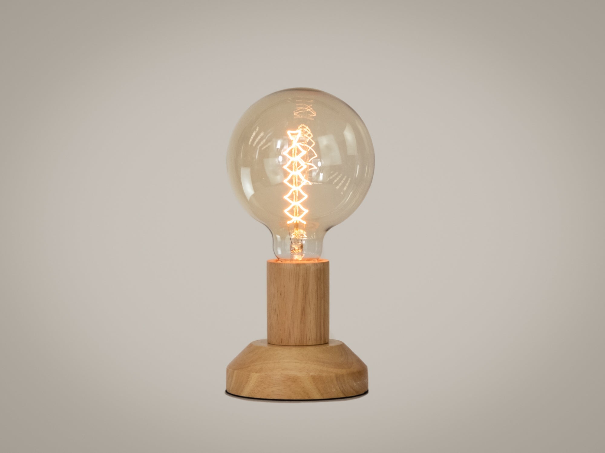 Bambino Bare Bulb Wooden Table Lamp - img5e795d61612eb