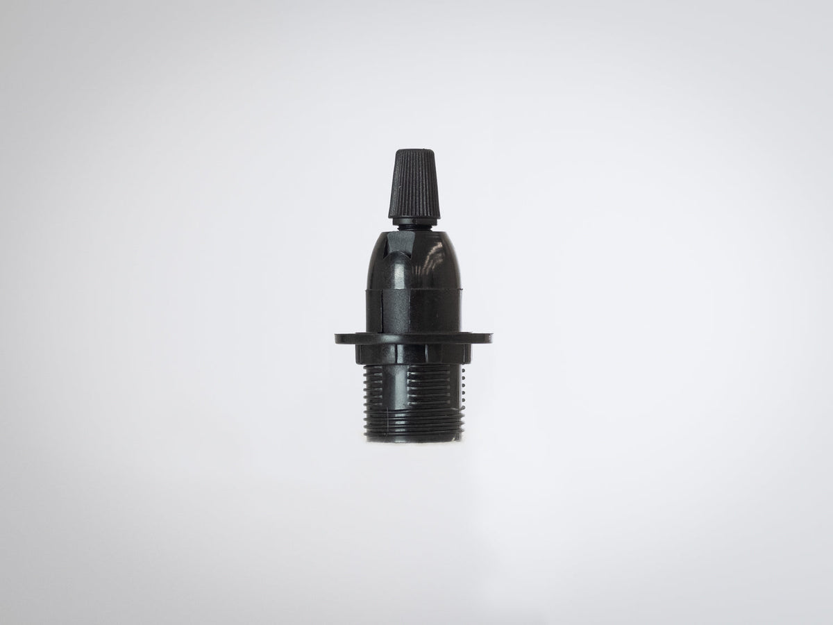 Simple Plastic Lamp Holder - Small E14  - img5f6ac2de5e09b